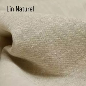 tissu en lin naturel français 200g par m2