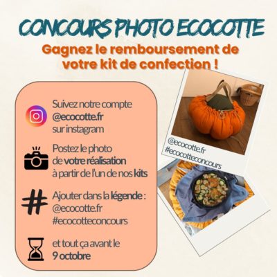 Concours Photo Ecocotte - gagnez le remboursement de votre kit marmite norvégienne
