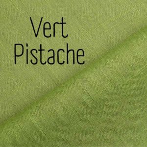 issu en lin français vert pistache pour marmite norvégienne Ecocotte