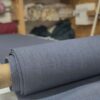 Tissu en lin français bleu ardoise 240 g/m² vendu au mètre